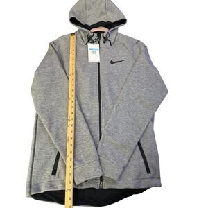 Nike Pro Therma-Fit Full Zip Hoodie DD1878-010 Mens M Grey NWT